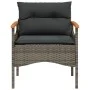 4-piece garden sofa set and gray synthetic rattan cushions by vidaXL, Garden sets - Ref: Foro24-368399, Price: 338,61 €, Disc...