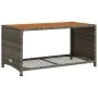 4-teiliges Gartensofa-Set und graue synthetische Rattankissen von vidaXL, Gartensets - Ref: Foro24-368399, Preis: 338,61 €, R...