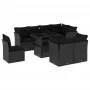 8-piece garden sofa set and black synthetic rattan cushions by vidaXL, Garden sets - Ref: Foro24-3266725, Price: 647,59 €, Di...