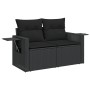 Set de sofás de jardín 10 pzas cojines ratán sintético negro de vidaXL, Conjuntos de jardín - Ref: Foro24-3268135, Precio: 67...
