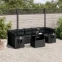 8-piece garden sofa set and black synthetic rattan cushions by vidaXL, Garden sets - Ref: Foro24-3267775, Price: 614,85 €, Di...