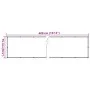 Weißer PVC-Sichtschutz für den Garten, 400 x 75 cm von vidaXL, Zaunpaneele - Ref: Foro24-4005397, Preis: 17,18 €, Rabatt: %