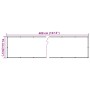 Weißer PVC-Sichtschutz für den Garten, 400 x 75 cm von vidaXL, Zaunpaneele - Ref: Foro24-4005397, Preis: 19,87 €, Rabatt: %