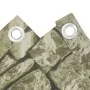 Pantalla de privacidad de jardín PVC look piedra gris 700x75 cm de vidaXL, Paneles de vallas - Ref: Foro24-4005424, Precio: 2...
