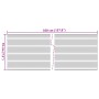 Garten-Sichtschutz PVC grau Steinoptik 35x0,19 m von vidaXL, Zaunpaneele - Ref: Foro24-4005540, Preis: 39,06 €, Rabatt: %