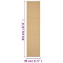Alfombra de sisal natural 80x350 cm de vidaXL, Alfombras - Ref: Foro24-136309, Precio: 132,76 €, Descuento: %