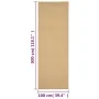 Alfombra de sisal natural 100x300 cm de vidaXL, Alfombras - Ref: Foro24-136314, Precio: 157,25 €, Descuento: %