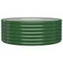 Jardinera arriate acero recubrimiento polvo verde 100x100x36 cm de vidaXL, Maceteros y jardineras - Ref: Foro24-318983, Preci...