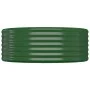 Jardinera arriate acero recubrimiento polvo verde 100x100x36 cm de vidaXL, Maceteros y jardineras - Ref: Foro24-318983, Preci...
