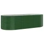 Jardinera arriate acero recubrimiento polvo verde 249x100x68 cm de vidaXL, Maceteros y jardineras - Ref: Foro24-319063, Preci...
