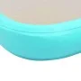 Inflatable gymnastics mat and pump 600x100x10 cm PVC green by vidaXL, Pilates and yoga mats - Ref: Foro24-91923, Price: 171,9...