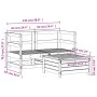 Garden sofa set 3 pieces solid Douglas fir wood by vidaXL, Garden sets - Ref: Foro24-3250754, Price: 198,97 €, Discount: %