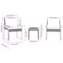 Tisch und Stühle mit Kissen 3 Stück PE Rattan Akazie Beige Mix von vidaXL, Gartensets - Ref: Foro24-365861, Preis: 145,35 €, ...