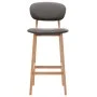 Kitchen stools 2 units light gray fabric by vidaXL, Kitchen stools - Ref: Foro24-289367, Price: 153,83 €, Discount: %