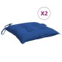 Gartenpalettenkissen 2 Stück blauer Oxford-Stoff 50x50x7 cm von vidaXL, Kissen für Stühle und Sofas - Ref: Foro24-361537, Pre...
