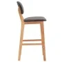 Kitchen stools 2 units light gray fabric by vidaXL, Kitchen stools - Ref: Foro24-289367, Price: 153,83 €, Discount: %