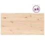 Rectangular table top 4 pcs pine wood 90x45x2.5 cm by vidaXL, Table tops - Ref: Foro24-847435, Price: 101,99 €, Discount: %