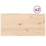 Rechteckige Tischplatte 2 Stück Kiefernholz 80x40x1,7 cm von vidaXL, Tischplatten - Ref: Foro24-847414, Preis: 30,52 €, Rabat...