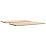 Rechteckige Tischplatte 2 Stück Kiefernholz 80x40x1,7 cm von vidaXL, Tischplatten - Ref: Foro24-847414, Preis: 30,84 €, Rabat...