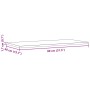 Rectangular table top 2 pcs pine wood 80x40x1.7 cm by vidaXL, Table tops - Ref: Foro24-847414, Price: 30,75 €, Discount: %