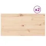 Rectangular table top 2 pcs pine wood 90x45x1.7 cm by vidaXL, Table tops - Ref: Foro24-847416, Price: 45,12 €, Discount: %