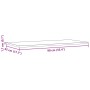 Rectangular table top 2 pcs pine wood 90x45x1.7 cm by vidaXL, Table tops - Ref: Foro24-847416, Price: 45,74 €, Discount: %