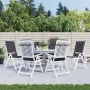 Kissen für Hochlehner, 6 Stück, anthrazitgrauer Melange-Stoff von vidaXL, Kissen für Stühle und Sofas - Ref: Foro24-4002411, ...