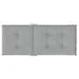 High back chair cushions 4 pcs light gray melange fabric by vidaXL, Cushions for chairs and sofas - Ref: Foro24-4002413, Pric...