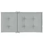 Low back chair cushions 6 units light gray melange fabric by vidaXL, Cushions for chairs and sofas - Ref: Foro24-4002447, Pri...