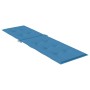 Cojín para tumbona tela azul melange (75+105)x50x3 cm de vidaXL, Cojines para sillas y sofás - Ref: Foro24-4002491, Precio: 3...