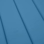 Cushion for lounger blue melange fabric 200x50x4 cm by vidaXL, Cushions for chairs and sofas - Ref: Foro24-4002502, Price: 40...