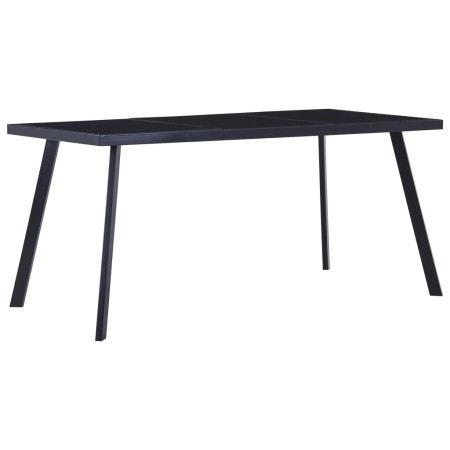 Black tempered glass dining table 180x90x75 cm by vidaXL, Kitchen and dining tables - Ref: Foro24-281875, Price: 161,23 €, Di...