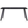 Black tempered glass dining table 180x90x75 cm by vidaXL, Kitchen and dining tables - Ref: Foro24-281875, Price: 161,23 €, Di...