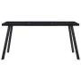 Mesa de comedor de vidrio templado negro 180x90x75 cm de vidaXL, Mesas de cocina y de comedor - Ref: Foro24-281875, Precio: 1...