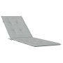 Kissen für Liege hellgrau meliert Stoff (75+105)x50x3 cm von vidaXL, Kissen für Stühle und Sofas - Ref: Foro24-4002487, Preis...