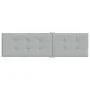 Cushion for lounger light gray melange fabric (75+105)x50x3 cm by vidaXL, Cushions for chairs and sofas - Ref: Foro24-4002487...