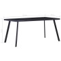 Black tempered glass dining table 180x90x75 cm by vidaXL, Kitchen and dining tables - Ref: Foro24-281875, Price: 161,23 €, Di...