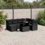 8-piece garden sofa set and black synthetic rattan cushions by vidaXL, Garden sets - Ref: Foro24-3274675, Price: 553,67 €, Di...