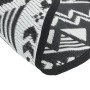 Black PP outdoor rug Ø120 cm by vidaXL, Outdoor protectors - Ref: Foro24-368534, Price: 22,86 €, Discount: %