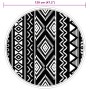 Black PP outdoor rug Ø120 cm by vidaXL, Outdoor protectors - Ref: Foro24-368534, Price: 22,86 €, Discount: %