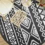 Black PP outdoor rug Ø200 cm by vidaXL, Outdoor protectors - Ref: Foro24-368536, Price: 42,92 €, Discount: %