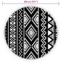Black PP outdoor rug Ø200 cm by vidaXL, Outdoor protectors - Ref: Foro24-368536, Price: 46,26 €, Discount: %