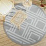 Alfombra de exterior PP gris Ø160 cm de vidaXL, Protectores para exterior - Ref: Foro24-368569, Precio: 27,59 €, Descuento: %