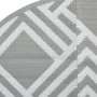 Alfombra de exterior PP gris Ø160 cm de vidaXL, Protectores para exterior - Ref: Foro24-368569, Precio: 27,59 €, Descuento: %