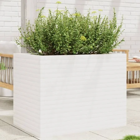 Solid white pine wood planter 90x60x68.5 cm by vidaXL, Pots and planters - Ref: Foro24-3282500, Price: 250,76 €, Discount: %