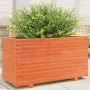 Jardinera madera maciza de pino marrón cera 90x40x49,5 cm de vidaXL, Maceteros y jardineras - Ref: Foro24-3282556, Precio: 17...