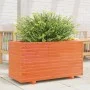 Jardinera madera maciza de pino marrón cera 90x40x49,5 cm de vidaXL, Maceteros y jardineras - Ref: Foro24-3282556, Precio: 17...