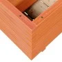 Jardinera madera maciza de pino marrón cera 90x40x49,5 cm de vidaXL, Maceteros y jardineras - Ref: Foro24-3282556, Precio: 17...