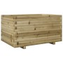 Jardinera madera de pino impregnada 90x60x49,5 cm de vidaXL, Maceteros y jardineras - Ref: Foro24-3282568, Precio: 182,17 €, ...