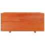 Solid wax brown pine wood planter 110x40x49.5 cm by vidaXL, Pots and planters - Ref: Foro24-3282561, Price: 197,96 €, Discoun...